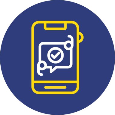 Telefon simgesi vektör illüstrasyonu