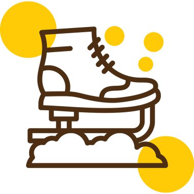 Ayakkabı Ağı simgesi, basit vektör illüstrasyonu