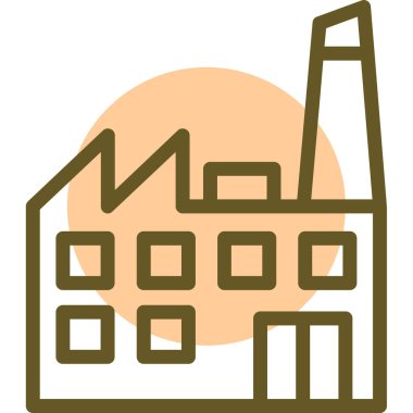 bina simgesi, vektör illüstrasyonu