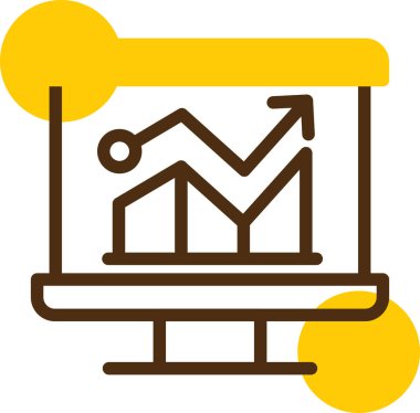 İş Analiz Çizelgesi simgesi. web tasarımı için iş analizi grafik vektör simgesi
