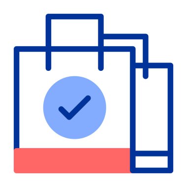 Kontrol listesi. Web simgesi basit illüstrasyon