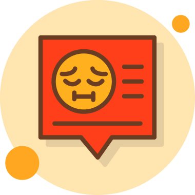 Rozette duygu simgesi simgesi - stil