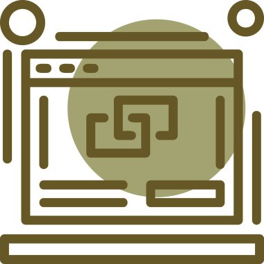 seo modern simgesinin vektör illüstrasyonu