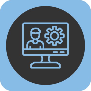 seo modern simgesinin vektör illüstrasyonu