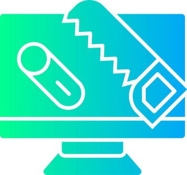 Kalem. Web simgesi basit illüstrasyon