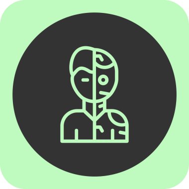 İnsan simgesinin vektör illüstrasyonu