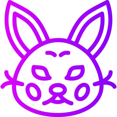 Hayvan. Web simgesi basit illüstrasyon