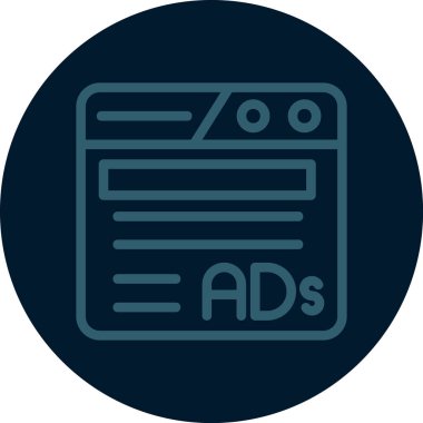 Web simgesi vektör illüstrasyonu