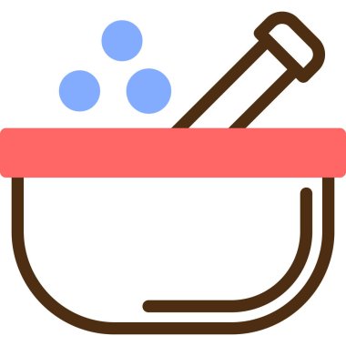 Yemek. Web simgesi basit illüstrasyon