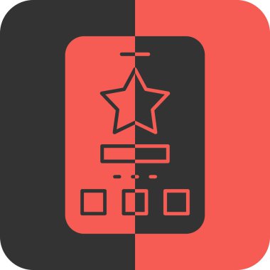 yıldız simgesi vektör illüstrasyonu