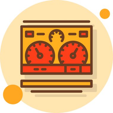 Seo teknolojisi simgesinin vektör illüstrasyonu