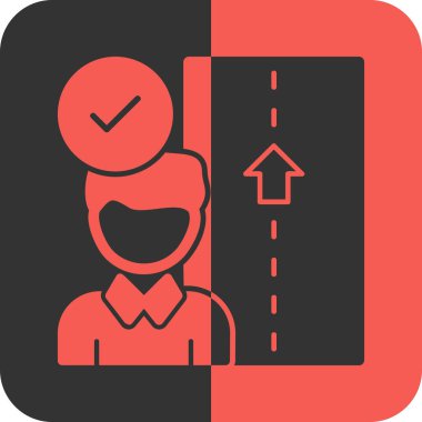 Bir adamın vektör illüstrasyonu