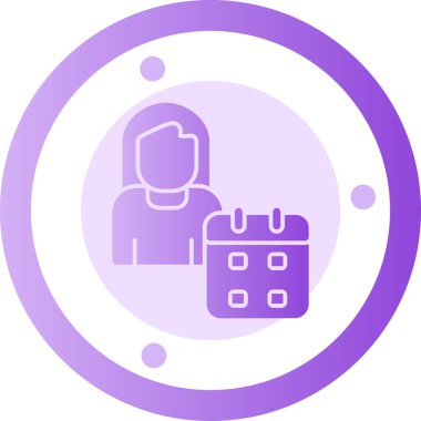 Adamım. Web simgesi basit illüstrasyon