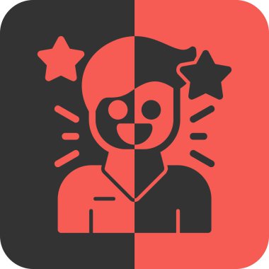 insanlar düz simge vektör çizim