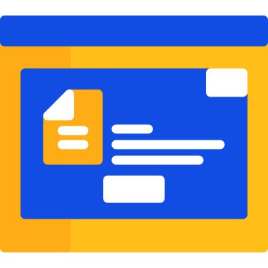 klasör simgesi. vektör illüstrasyonu