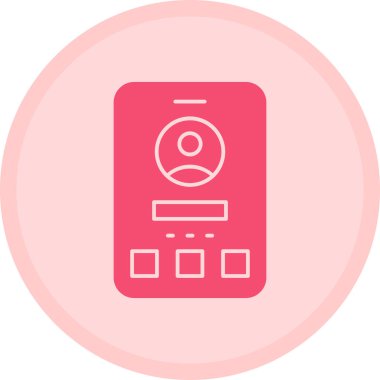 Telefon simgesi vektör illüstrasyonu