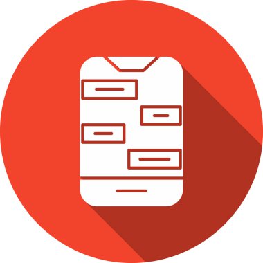 veritabanı. Web simgesi basit illüstrasyon