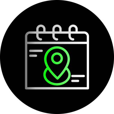 Harita işaretleyici vektör illüstrasyonuName