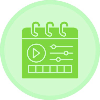 Takvim. Web simgesi basit illüstrasyon