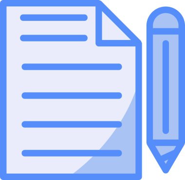 belge simgesi vektör illüstrasyonu