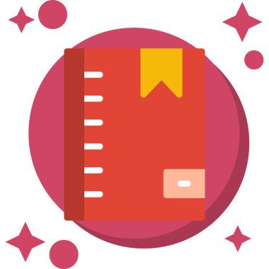 Kırmızı renkli mezura arkaplanının vektör çizimi