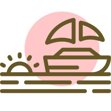 Gıda ve içecek Web ikonu vektör illüstrasyonu