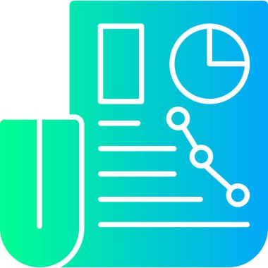 İş ve finans simgesinin vektör illüstrasyonu