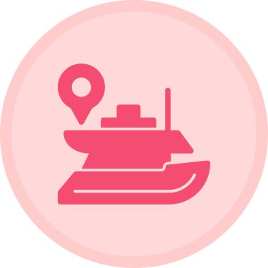 Tekne. Web simgesi basit illüstrasyon