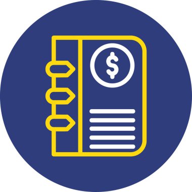 Para için. Web simgesi basit illüstrasyon