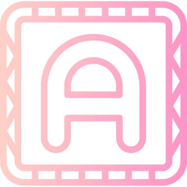 Modern b 'nin vektör illüstrasyonu eksik simgesi