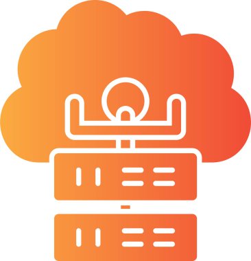 Veri merkezi. Web simgesi