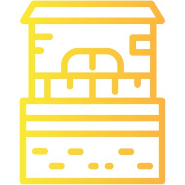 İnşaat. Web simgesi basit illüstrasyon