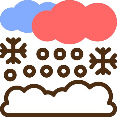 Bulut havası. Basit resimleme