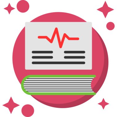 Notları olan modern vektör simgesi