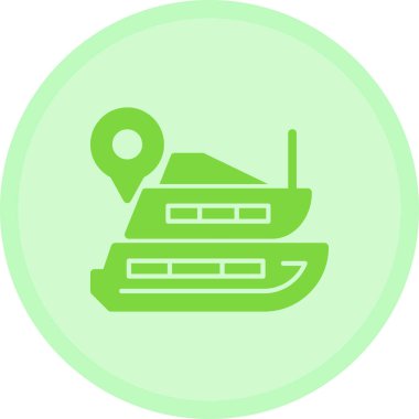 Harita. Web simgesi basit illüstrasyon