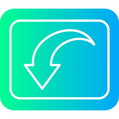 Arrow vektör simgesi illüstrasyonu