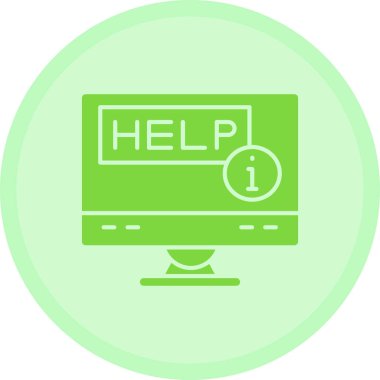 yardımcı vektör simgesi modern basit vektör illüstrasyonu