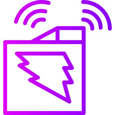 E-posta. Web simgesi basit illüstrasyon