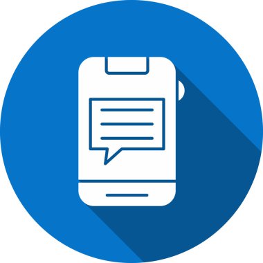 ileti ikonu vektör illüstrasyonu