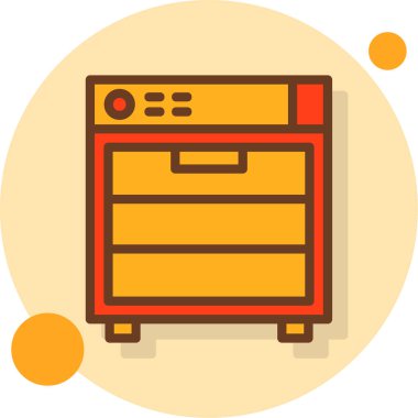 Mutfak. Web simgesi basit illüstrasyon