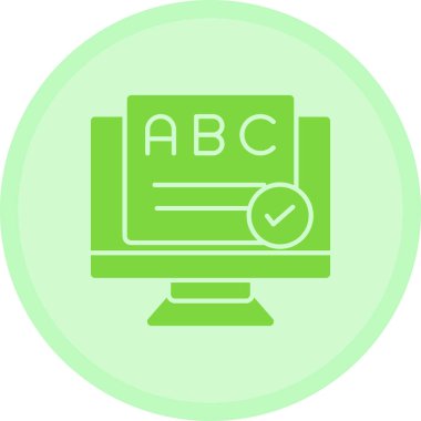 Bilgisayar. Web simgesi basit illüstrasyon