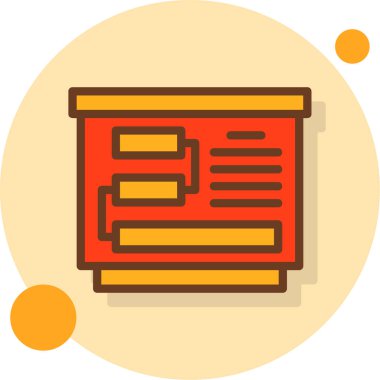 Gıda simgesinin vektör illüstrasyonu