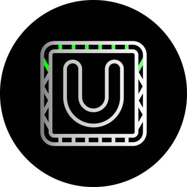 Modern b 'nin vektör illüstrasyonu eksik simgesi