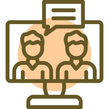 iş simgesi vektör illüstrasyonu