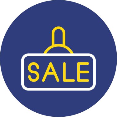 Satış. Web simgesi basit illüstrasyon