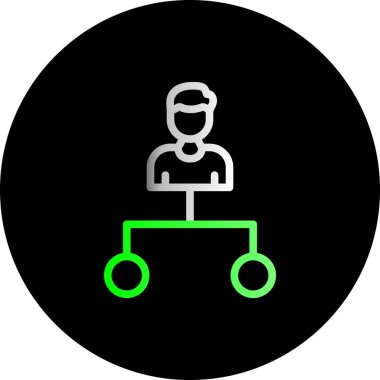 scooter simgesi vektör illüstrasyonu