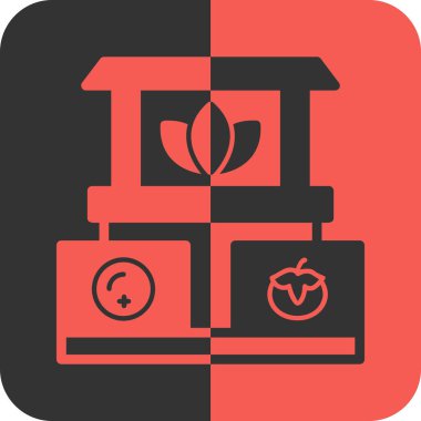 kahve fincanı simgesi, vektör illüstrasyonu