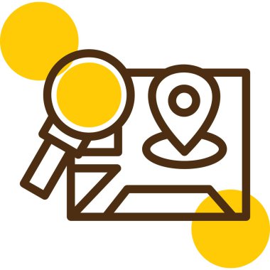 konum pin simgesi, vektör illüstrasyonu