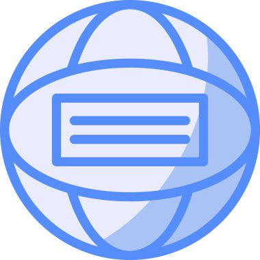 top topu simgesi doldurulmuş - çizgi biçimi