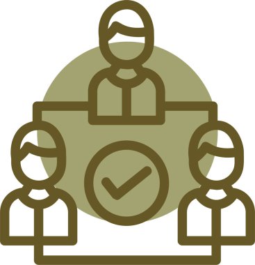 İnsan simgesinin vektör illüstrasyonu